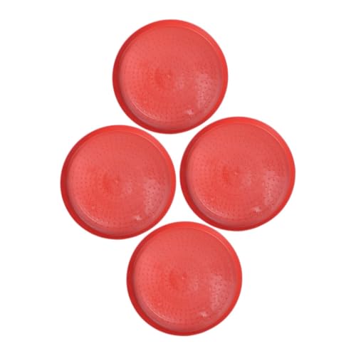 BESPORTBLE 4 Stück Teiliges Kunststoff futterschale Leichter Tragbarer Futterspender für Küken Enten Gänse Vielseitige Praktische Futterplatte für Kleine Geflügelarten BESPORTBLE 4 Stück Teiliges Kunststoff futterschale Leichter Tragbarer Futterspender für Küken Enten Gänse Vielseitige Praktische Futterplatte für Kleine Geflügelarten von BESPORTBLE