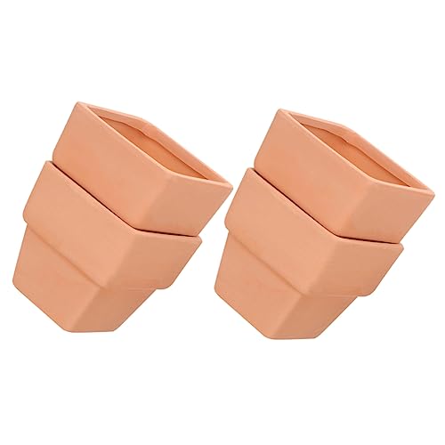 BESPORTBLE Rote Keramik-blumentöpfe Blumentöpfe Für Den Innenbereich Set Aus Keramik-blumentopf Für Den Garten Für Den Balkon Heimdekoration Roter Keramik-blumentopf von BESPORTBLE