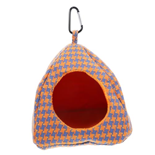 BESPORTBLE 4stücke Hängendes Vogelnest Für Kleine Haustiere Gemütliche Hängematte Aus Dickem Material Für Vögel Und Nager Sicherer Rückzugsort Buntes Design Für Spiel Und Ruhe von BESPORTBLE