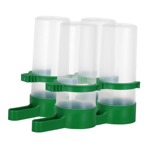 BESPORTBLE Wassernapf für Vögel 4er-Pack Futterspender für Papageien Automatische Tränke Große Kapazität Geeignet für Den Außen- und Innenbereich Käfigzubehör BESPORTBLE Wassernapf für Vögel 4er-Pack Futterspender für Papageien Automatische Tränke Große Kapazität Geeignet für Den Außen- und Innenbereich Käfigzubehör von BESPORTBLE