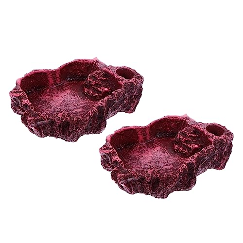 BESPORTBLE 4stücke Reptilien Futter Und Wassernapf Kleiner Runder Für Schildkröte Und Terrarium-Dekoration BESPORTBLE 4stücke Reptilien Futter Und Wassernapf Kleiner Runder Für Schildkröte Und Terrarium-Dekoration von BESPORTBLE