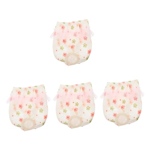 BESPORTBLE Hose 4 Physiologische Hosen Für Haustiere Welpenwindelhose Waschbare Hündin Weibliche Hundewindel Hundeschlupf Hundehose -belästigungshose Für Polyester von BESPORTBLE