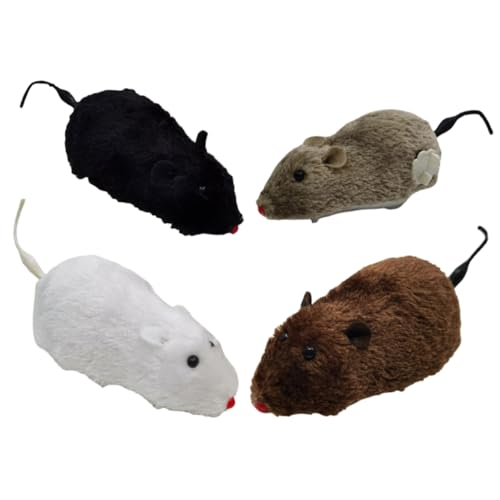 BESPORTBLE 4 Stück plüschige uhrwerkmaus interaktives Kitten cat Toys spielsachen für Katzen Katzenrad Kätzchen Mausspielzeug für Katzen Mäuse für Katzen Plastik BESPORTBLE 4 Stück plüschige uhrwerkmaus interaktives Kitten cat Toys spielsachen für Katzen Katzenrad Kätzchen Mausspielzeug für Katzen Mäuse für Katzen Plastik von BESPORTBLE