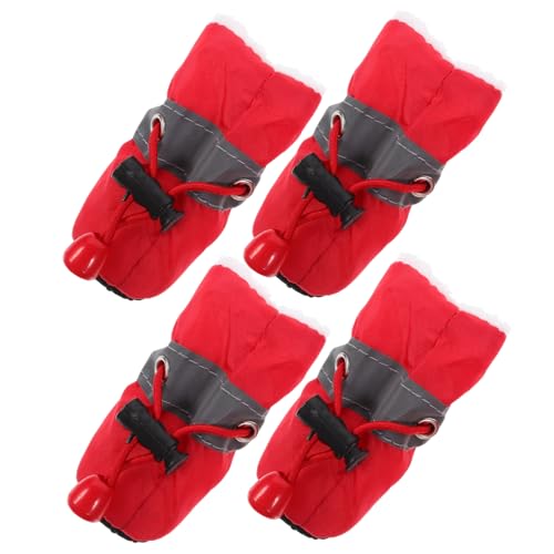 BESPORTBLE Praktische Haustierschuhe – 4 Hundestiefel Mit Kordelzug Für Wärme Und Leicht Zu Pflegen BESPORTBLE Praktische Haustierschuhe – 4 Hundestiefel Mit Kordelzug Für Wärme Und Leicht Zu Pflegen von BESPORTBLE