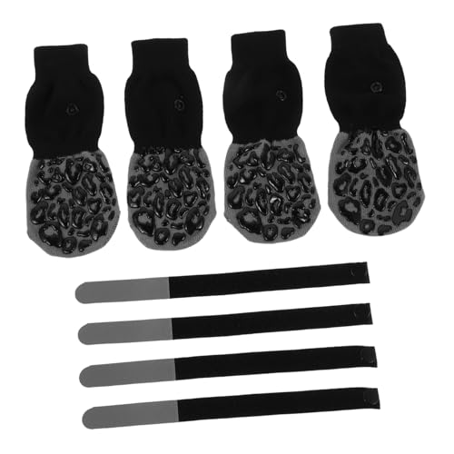 BESPORTBLE 4stücke Hundesocken Für Haustiere rutschfeste Pfotensocken Für Hartholzböden Leise Bewegung Im Innenbereich Bequeme Passform Für Große Rassen Langlebiges Design Für von BESPORTBLE