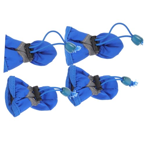 BESPORTBLE 4stücke wasserdichte Hundeschuhe rutschfeste Pfotenschutzstiefel Für Outdoor-aktivitäten Für Kleine Und Mittelgroße Hunde Halten Die Pfoten Trocken Bei Jedem von BESPORTBLE