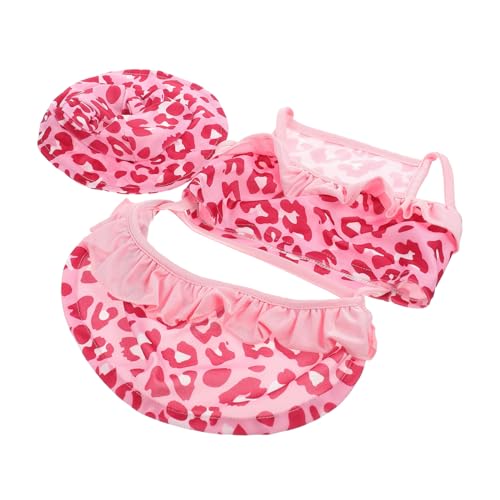 BESPORTBLE 5sätze Hundebekleidung Für Sommer Atmungsaktives Hundekleid Einteiliger Badeanzug Für Hunde Stylisches Bikini-Design Mit Hut Für Fotos Und Hundepartys Für Kleine Und von BESPORTBLE