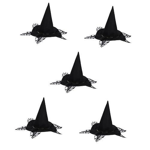 BESPORTBLE 5 Sätze Kleidung Für Haustiere Halloween-Hut Haustier-Cosplay-kostü Halloween-welpenkostü Halloween-haustierhut Halloween-Zylinder Katze Hexenhut Verrückte Hüte Hund Vlies Black BESPORTBLE 5 Sätze Kleidung Für Haustiere Halloween-Hut Haustier-Cosplay-kostü Halloween-welpenkostü Halloween-haustierhut Halloween-Zylinder Katze Hexenhut Verrückte Hüte Hund Vlies Black von BESPORTBLE
