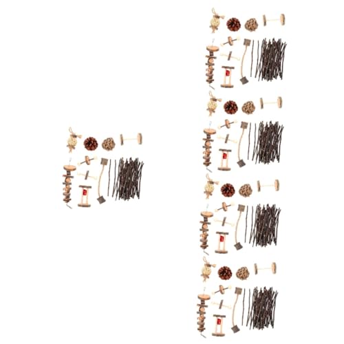 BESPORTBLE 5 Sets Verspielte Molaren Spielzeug Für Hamster Für Papagei Eichhörnchen Hase Meerschweinchen von BESPORTBLE