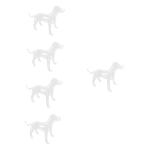 BESPORTBLE 5 Sets Haustier Kleidungsdisplay Hundekleidung Haustiere Hundemodell Hunde Display Modell Hundekleid Schaufensterpuppenständer Haustierkleid Display Bühnenstütze Hündchen von BESPORTBLE