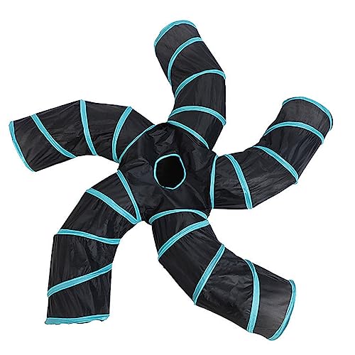 BESPORTBLE Pet Tube Toys 5 Wege S Tunnel Faltbares Interaktives Spielzeug Platzsparendes Design von BESPORTBLE