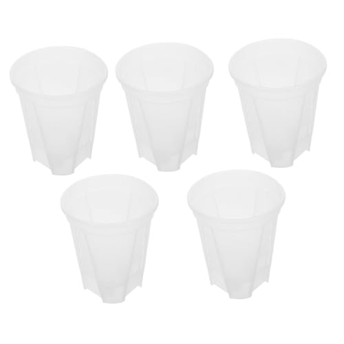 BESPORTBLE 5stücke Selbstbewässernder Pflanztopf Mit Wasserabsorptionssystem Für Zimmerpflanzen Blumentopf-gefäß Für Orchideen Und Andere Pflanzen von BESPORTBLE