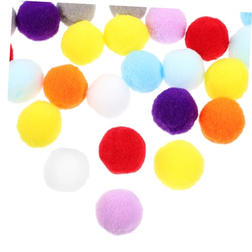 BESPORTBLE 50stücke Katzenbälle Spielzeug Farbige Plüschbälle Für Katzen Interaktive Fuzzy Bälle Für Drinnen Langlebige Und Geräuschlose Kratzspielzeuge Für Kätzchen von BESPORTBLE