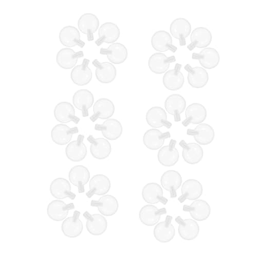 BESPORTBLE 50 Stück Pack Quietscher für Hundespielzeug Runde Ersatzgeräuschmacher für Hunde und Katzen Leicht und Tragbar Langlebig für DIY Reparaturen von Plüschspielzeug Transparent von BESPORTBLE