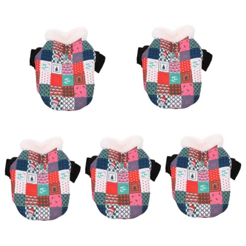BESPORTBLE 5St Baumwollmantel für Hunde Weihnachts hundepullover hundewintermantel Hundepullover warm kleine Hundemäntel Warmer Hundemantel Haustierkleidung Hundekleidung Polyester BESPORTBLE 5St Baumwollmantel für Hunde Weihnachts hundepullover hundewintermantel Hundepullover warm kleine Hundemäntel Warmer Hundemantel Haustierkleidung Hundekleidung Polyester von BESPORTBLE