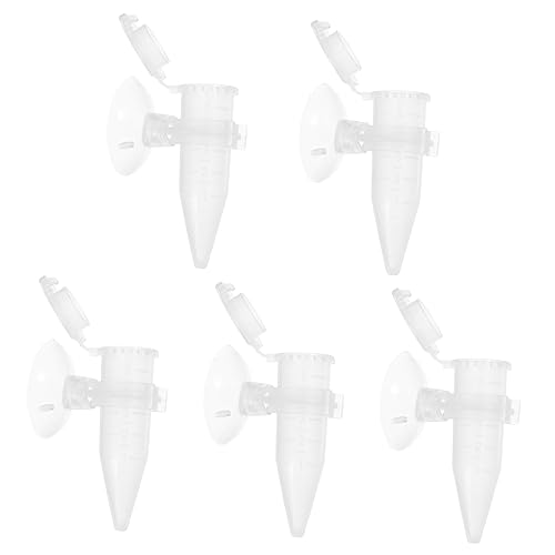 BESPORTBLE 5 Stücke Mini Aquarium Garnelen Feeder mit Fisch Tank Feeder Schüssel Tasse für Süßwasser und von BESPORTBLE