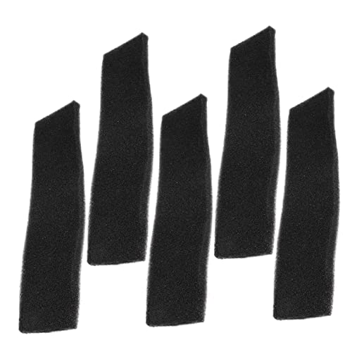 BESPORTBLE 5St Filtermatte für Aquarien schwarzes Sieb Aquarium Aquarienfilter wasserreiniger hauswasserfilter Filterschwamm für Aquarien Fischteich Biochemische Baumwolle von BESPORTBLE