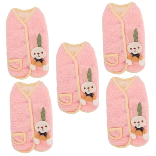 BESPORTBLE 5St Haustierweste hundemäntelchen hundekleidung Haustierbekleidung Katzenkleid hundebekleidung Kleidung für Katze Warmer Hundemantel Hund wärme Kleidung Welpenkleidung Stoff Rosa BESPORTBLE 5St Haustierweste hundemäntelchen hundekleidung Haustierbekleidung Katzenkleid hundebekleidung Kleidung für Katze Warmer Hundemantel Hund wärme Kleidung Welpenkleidung Stoff Rosa von BESPORTBLE