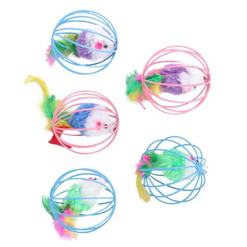 BESPORTBLE 5St Katzenspielzeug Katzenfalte Haustier Katze Spielzeug Katze spielt Bälle Plüschtiere Interactive cat Toy Spielzeug für Katzen Käfig- -Kugel Käfig Spielzeug Eisen BESPORTBLE 5St Katzenspielzeug Katzenfalte Haustier Katze Spielzeug Katze spielt Bälle Plüschtiere Interactive cat Toy Spielzeug für Katzen Käfig- -Kugel Käfig Spielzeug Eisen von BESPORTBLE