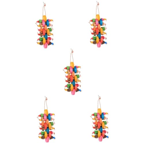 BESPORTBLE 5St Papagei Spielzeug Vogelspielzeug Bird Toys Papageienspielzeug für große Vögel Sittichspielzeug Spielset aus Holz Spielzeuge schönes Papageienspielzeug Haustierzubehör Obst BESPORTBLE 5St Papagei Spielzeug Vogelspielzeug Bird Toys Papageienspielzeug für große Vögel Sittichspielzeug Spielset aus Holz Spielzeuge schönes Papageienspielzeug Haustierzubehör Obst von BESPORTBLE