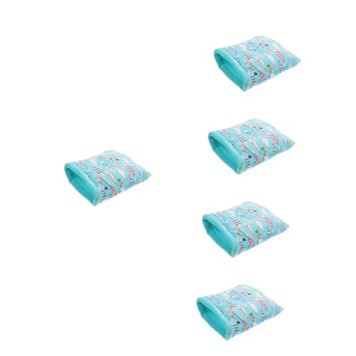 BESPORTBLE 5St Schlafsack für Hamster Kaninchenspielzeug für Hasen Frettchenspielzeug Spielzeuge Zuckergleiter Spielzeug Baumwoll- -Gleitbett Igel Thermotasche Baumwolle Babytasche Samt von BESPORTBLE