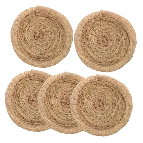 BESPORTBLE 5stücke Woven Straw Nest Für Hühner Bequeme Brut Legenester Aus Stroh Als Garten Haustierdekoration Einfache Und Pflege Für Hühner Aller Geeignet von BESPORTBLE