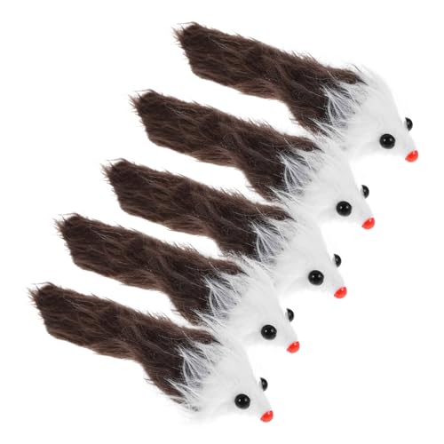 BESPORTBLE 5pcs Realistische Mäuse Katzenspielzeug Plüsch Kätzchen Spielzeug Lustiges Interaktives Spielzeug -soundspielzeug BESPORTBLE 5pcs Realistische Mäuse Katzenspielzeug Plüsch Kätzchen Spielzeug Lustiges Interaktives Spielzeug -soundspielzeug von BESPORTBLE