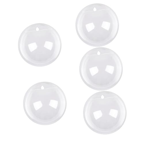 BESPORTBLE 5stücke Wall Mounted Acrylic Fish Bowl Transparent Hanging Aquarium for Plants and Fish Creative Wall Decor for Home Weddings Parties Diameter von BESPORTBLE