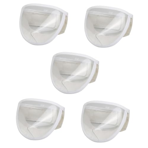 BESPORTBLE 5st Atmungsaktive Maske Für Katzen Hundemaulkorb Zum Bellen Tragbarer Maulkorb Für Katzen Katze Transparente Schnauze Tragbarer Maulkorb Für Kätzchen Katzenkopf Klare Maske Plastik von BESPORTBLE