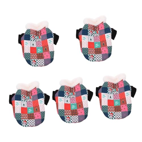 BESPORTBLE 5st Baumwollmantel Für Hunde Kätzchen-Katze-Weihnachts-Rollkragenpullover Kätzchen-Kleidung Entzückende Welpenkleidung Welpenmantel Welpen-Weihnachtspullover Warmer Welpe Polyester BESPORTBLE 5st Baumwollmantel Für Hunde Kätzchen-Katze-Weihnachts-Rollkragenpullover Kätzchen-Kleidung Entzückende Welpenkleidung Welpenmantel Welpen-Weihnachtspullover Warmer Welpe Polyester von BESPORTBLE