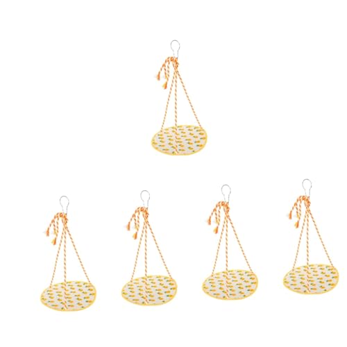 BESPORTBLE 5st Haustier Hängematte Rattenhängematte Für Käfig Hängematte Spielzeug Zubehör Für Rattenkäfig Schlafnest des Reptils Schlafnest Für Kleine Tiere Reptilien Schlafbett Stoff Yellow BESPORTBLE 5st Haustier Hängematte Rattenhängematte Für Käfig Hängematte Spielzeug Zubehör Für Rattenkäfig Schlafnest des Reptils Schlafnest Für Kleine Tiere Reptilien Schlafbett Stoff Yellow von BESPORTBLE