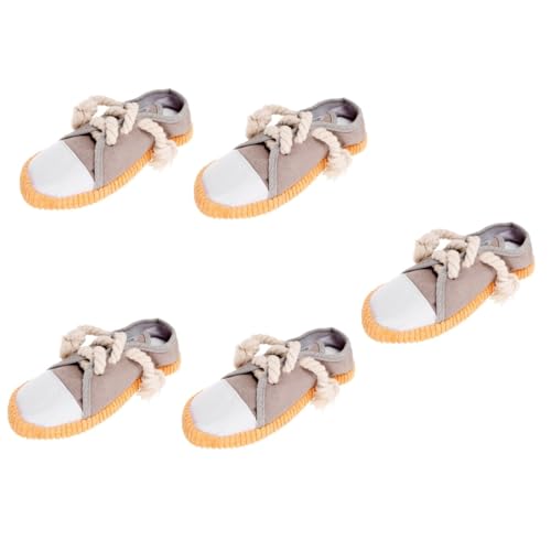 BESPORTBLE 5stücke Squeaky Dog Toy Strapazierfähigem Baumwollseil Und Canvas Kauspielzeug Zahnpflege Für Kleine Und Große Hunde Fördert Gesundes Und Schützt Möbel von BESPORTBLE