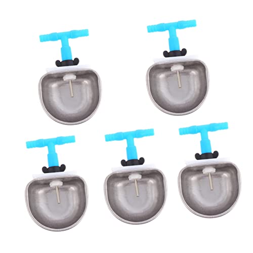 BESPORTBLE 5stücke Teiliges Edelstahl Tränke Für Kaninchen Automatischer Wasserspender Mit Sicherem Design Für Haustiere Für Tierhaltung Und Einfache Handhabung von BESPORTBLE