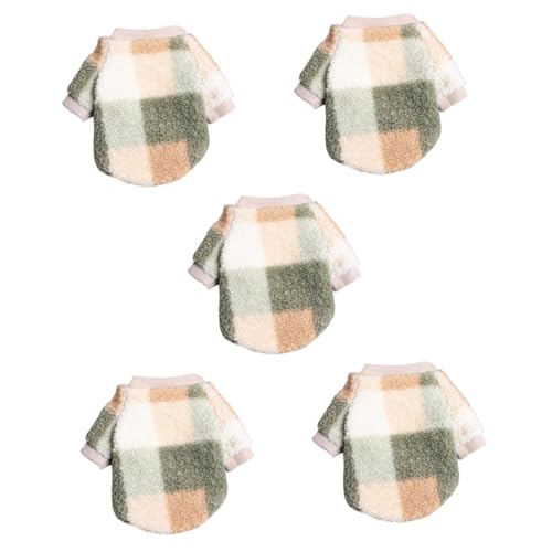 BESPORTBLE 5stücke Portable Fleece Kleidung Für Kleine Haustiere Waschbare Bunny Garments Für Hunde Und Katzen Winterkostüm Aus Plüsch Atmungsaktiv Und Bequem Für Outdoor-aktivitäten BESPORTBLE 5stücke Portable Fleece Kleidung Für Kleine Haustiere Waschbare Bunny Garments Für Hunde Und Katzen Winterkostüm Aus Plüsch Atmungsaktiv Und Bequem Für Outdoor-aktivitäten von BESPORTBLE