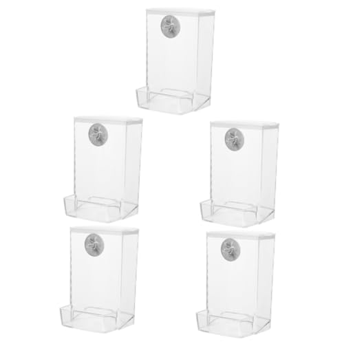 BESPORTBLE 5st Vogelfutterbox Vogelkäfig Futternapf Für Vögel Vogelfutterfenster Tragbares Vogelhäuschen Automatischer Futterspender Vogelhäuschen Mit Schnallendesign Vogelfütterer Pp BESPORTBLE 5st Vogelfutterbox Vogelkäfig Futternapf Für Vögel Vogelfutterfenster Tragbares Vogelhäuschen Automatischer Futterspender Vogelhäuschen Mit Schnallendesign Vogelfütterer Pp von BESPORTBLE