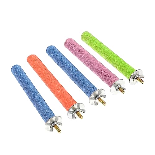 BESPORTBLE 5stücke Vogelspielzeug Für Sittiche Kauspielzeug Und Standstangen Für Vögel Für Käfigzubehör Lange Krallenpflege-Sticks Für Kleine Und Mittlere Vögel BESPORTBLE 5stücke Vogelspielzeug Für Sittiche Kauspielzeug Und Standstangen Für Vögel Für Käfigzubehör Lange Krallenpflege-Sticks Für Kleine Und Mittlere Vögel von BESPORTBLE