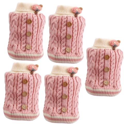 BESPORTBLE 5stücke Adorabler Katzen Und Hundepullover Für Herbst Und Winter Kuschelige Warme Tierbekleidung Mit Cartoon-Design Für Zuhause Und Besondere Anlässe BESPORTBLE 5stücke Adorabler Katzen Und Hundepullover Für Herbst Und Winter Kuschelige Warme Tierbekleidung Mit Cartoon-Design Für Zuhause Und Besondere Anlässe von BESPORTBLE