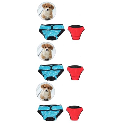 BESPORTBLE 3sets Männlichen Weiblichen Hund Windeln Hund Windel Für Welpen Baumwolle Physiologische Hosen Für Hunde 2 Stücke * 3 BESPORTBLE 3sets Männlichen Weiblichen Hund Windeln Hund Windel Für Welpen Baumwolle Physiologische Hosen Für Hunde 2 Stücke * 3 von BESPORTBLE