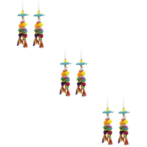 BESPORTBLE 6 STK Papageienspielzeug aufhängung schaukel hängeschaukel Parrot Toys Bird Toys Vögel Spielzeug Kletterständer für Vögel Papageienbissspielzeug Papageienschaukelspielzeug Hölzern BESPORTBLE 6 STK Papageienspielzeug aufhängung schaukel hängeschaukel Parrot Toys Bird Toys Vögel Spielzeug Kletterständer für Vögel Papageienbissspielzeug Papageienschaukelspielzeug Hölzern von BESPORTBLE