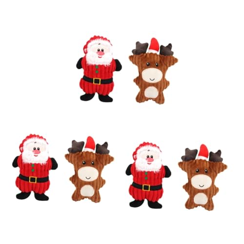 BESPORTBLE 6 STK Sound-Spielzeug Für Haustiere Themberchaud-plüsch Puzzle-Spielzeug Kauspielzeug Für Haustiere Zu Weihnachten Plüschtier Tierisches Spielzeug Aggressives Hundespielzeug Welpe BESPORTBLE 6 STK Sound-Spielzeug Für Haustiere Themberchaud-plüsch Puzzle-Spielzeug Kauspielzeug Für Haustiere Zu Weihnachten Plüschtier Tierisches Spielzeug Aggressives Hundespielzeug Welpe von BESPORTBLE