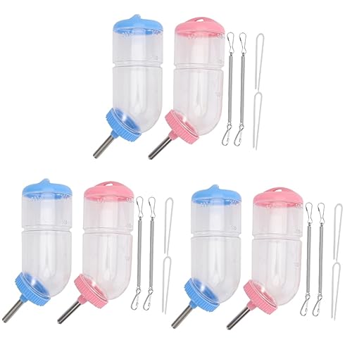 BESPORTBLE 6 STK Trinkbrunnen Für Haustiere Kleiner Wasserspender Für Hunde Wasserspender Haustier Roll-on-wasserflasche Chinchilla-wasserbrunnen Wasserzufuhr Kaninchen Rostfreier Stahl Blue BESPORTBLE 6 STK Trinkbrunnen Für Haustiere Kleiner Wasserspender Für Hunde Wasserspender Haustier Roll-on-wasserflasche Chinchilla-wasserbrunnen Wasserzufuhr Kaninchen Rostfreier Stahl Blue von BESPORTBLE