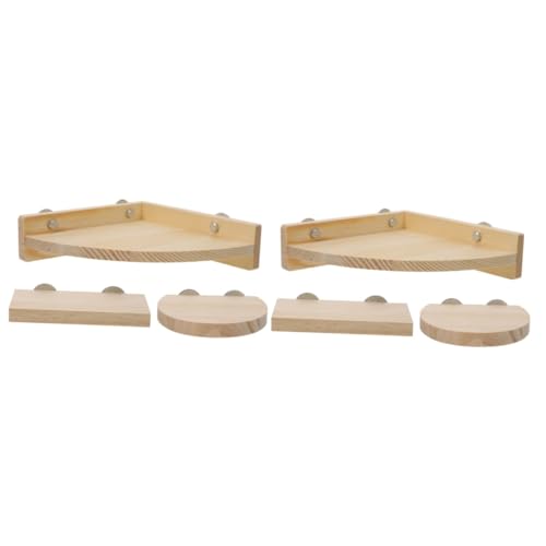 BESPORTBLE 6 STK Vogelkäfig-Plattform hölzerne Plattform Ständer aus Vogelholz vogelkäfig zubehör vogelzubehör für käfig Papageienständerbrett Plattform für Haustiere Hamster Base Vogelregal BESPORTBLE 6 STK Vogelkäfig-Plattform hölzerne Plattform Ständer aus Vogelholz vogelkäfig zubehör vogelzubehör für käfig Papageienständerbrett Plattform für Haustiere Hamster Base Vogelregal von BESPORTBLE