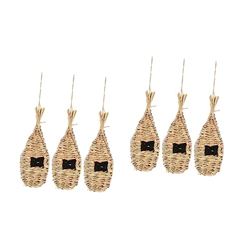 BESPORTBLE Sittich 6 STK gewebtes Vogelnest Vogelnest Grasvogelhütte Vogelhäuser Ornament Vögel hängen Nester Schilfgrasvogelnester Kürbis Vogelhaus Requisiten schmücken Dekorationen BESPORTBLE Sittich 6 STK gewebtes Vogelnest Vogelnest Grasvogelhütte Vogelhäuser Ornament Vögel hängen Nester Schilfgrasvogelnester Kürbis Vogelhaus Requisiten schmücken Dekorationen von BESPORTBLE