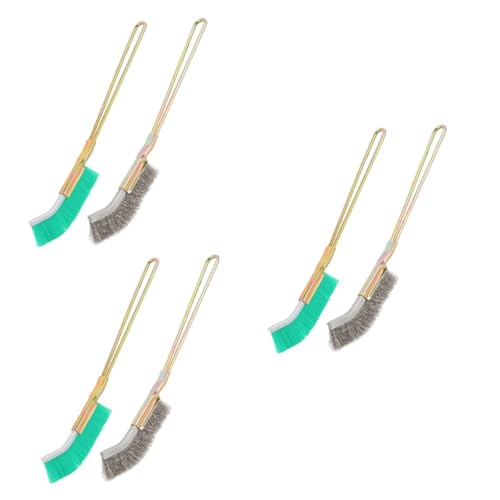 BESPORTBLE 6stücke Langlebige Aquarium-reinigungsbürste Mit Langem Griff Nylon Und Stahlbürste Für Effektive Glasreinigung Süßwasser Und Salzwasseraquarien von BESPORTBLE