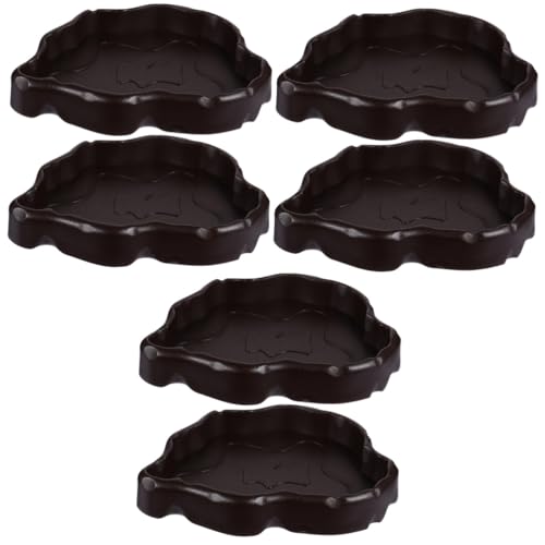 BESPORTBLE 6stücke Reptilien-Futter Und Trinkschalen Für Schildkröten Und Eidechsen Hochwertige rutschfeste Umweltfreundliche Schalen Robustem Material Für Terrarien Und Käfige von BESPORTBLE