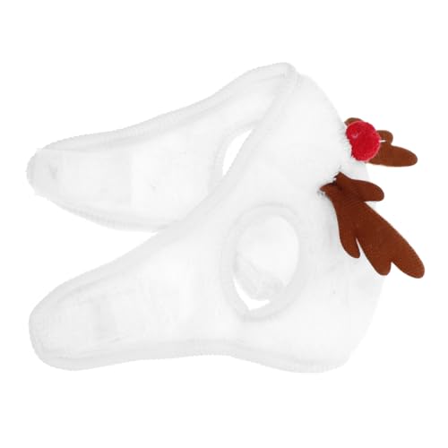 BESPORTBLE 6 Stück Weihnachts Haustiermütze Hund Weihnachtsmütze Rote Haustiermütze Weihnachts Haustiermütze Haustier Party Kostüm Heimtierbedarf Haustier Outfit Hundekopf von BESPORTBLE