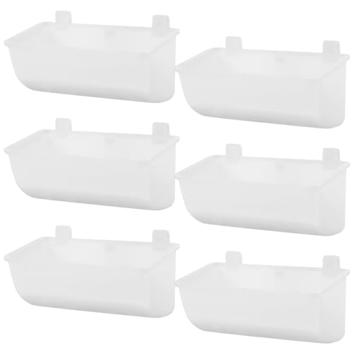 BESPORTBLE 6St Futtertrinker Futterautomat für Haustiere Tragbarer Katzennapf pet Feeder pet Food Container Verschleißfester Hundenapf Umkippsicherer Futternapf für Haustiere Plastik Weiß BESPORTBLE 6St Futtertrinker Futterautomat für Haustiere Tragbarer Katzennapf pet Feeder pet Food Container Verschleißfester Hundenapf Umkippsicherer Futternapf für Haustiere Plastik Weiß von BESPORTBLE
