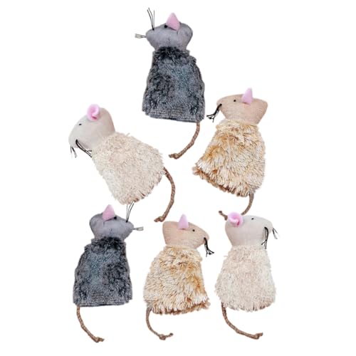 BESPORTBLE 6Stücke Plüsch Mäuse Katzen Interaktive Weiche Mäuse Für Katzen Kompaktes Leckerli Für Katzen Vielfältige BESPORTBLE 6Stücke Plüsch Mäuse Katzen Interaktive Weiche Mäuse Für Katzen Kompaktes Leckerli Für Katzen Vielfältige von BESPORTBLE