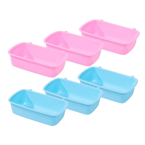 BESPORTBLE 6stücke Hamster Futterschalen Wiederverwendbare Futter Wassernäpfe Für Kleine Tiere Aus Langlebigem Material Für Zwerghamster Meerschweinchen Und BESPORTBLE 6stücke Hamster Futterschalen Wiederverwendbare Futter Wassernäpfe Für Kleine Tiere Aus Langlebigem Material Für Zwerghamster Meerschweinchen Und von BESPORTBLE