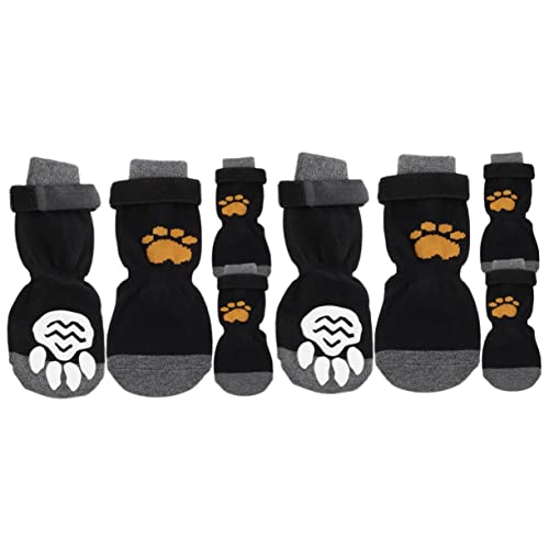 BESPORTBLE 8 STK Haustier Hund Socken Fußschützer für Hunde Socken für Hund Haustierzubehör Baumwollsocken Schuhe für hundepfoten hundesocken waschbare Socken aus Baumwolle Hundezubehör von BESPORTBLE